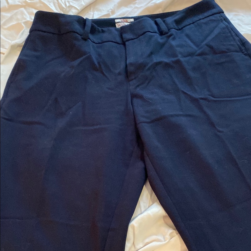 Merona Black Chinos Classic Fit Cotton Blend